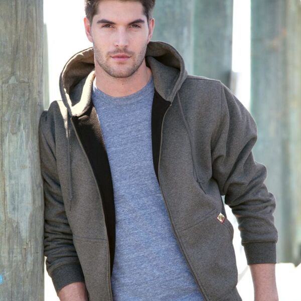 Men's Crossfire Heavyweight Power Fleece Hooded Jacket with Thermal Lining Thumbnail